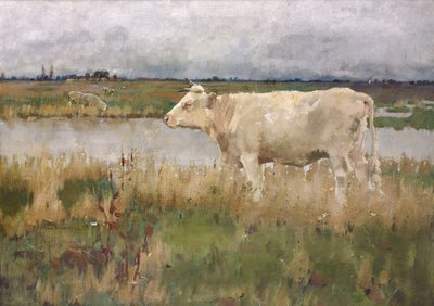Un Pâturage du Lincolnshire, c.1882-3 - Joseph Crawhall