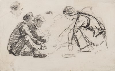 Figures assises - Joseph Crawhall