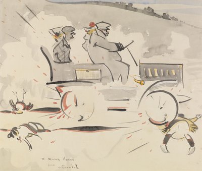 Le chauffard - Joseph Crawhall