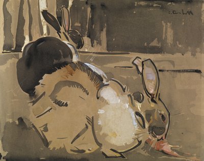 Deux lapins, l