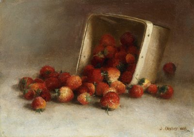 Boîte de fraises, 1897 - Joseph Decker