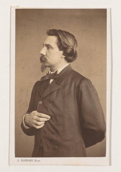 Portrait du peintre Henri Jacques Bource, mi-figure - Joseph Dupont