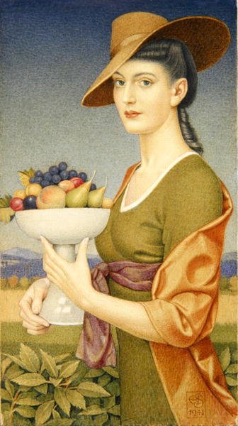 Un plat de fruits - Joseph Edward Southall
