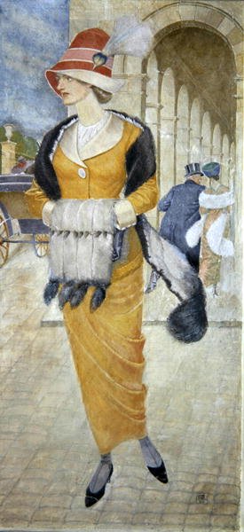 Dans la Rue de Rivoli - Joseph Edward Southall