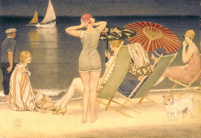 Parasols, 1929 - Joseph Edward Southall