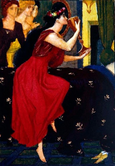 Sigismonda ou Gismonda, une étude - Joseph Edward Southall