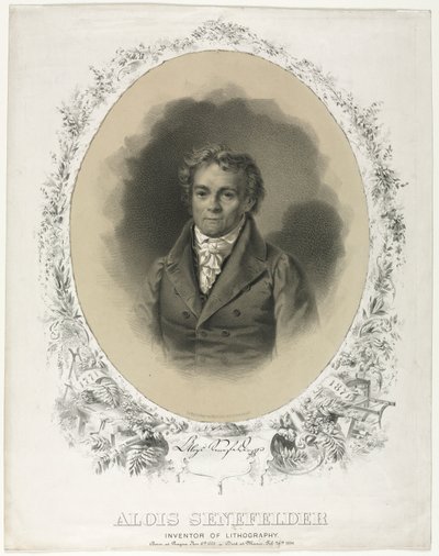 Alois Senefelder, 1871 - Joseph F. Knapp
