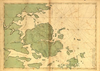 49 000. Relief montré par hachures. Profondeurs montrées par sondages. Montre la côte du comté de Hancock, Maine. Disponible également via le site Web de la Bibliothèque du Congrès en tant qu