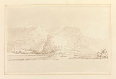 Cottage de Lodore, rochers et chute d