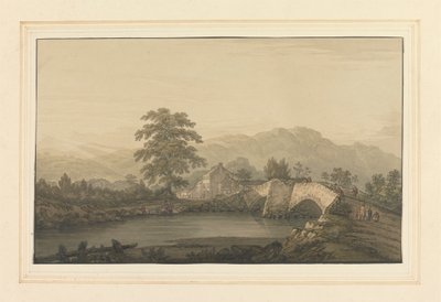 Entrée Nord de Keswick et Pont - Joseph Farington
