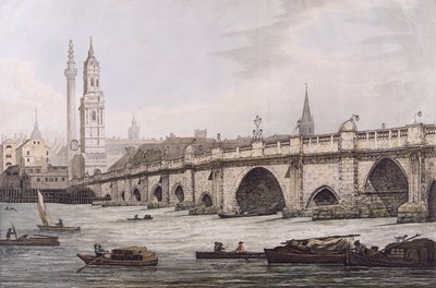 Vue du London Bridge, y compris l