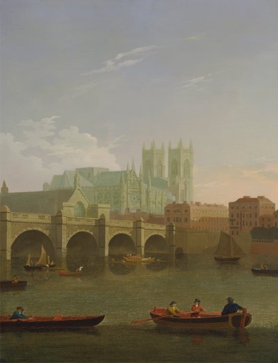 Abbaye et Pont de Westminster - Joseph Farington