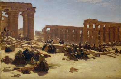 Ruines du temple de Louxor, c.1890 - Joseph Farquharson