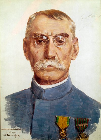 Première Guerre mondiale : portrait du maréchal Joseph Simon Gallieni - Joseph Felix Bouchor