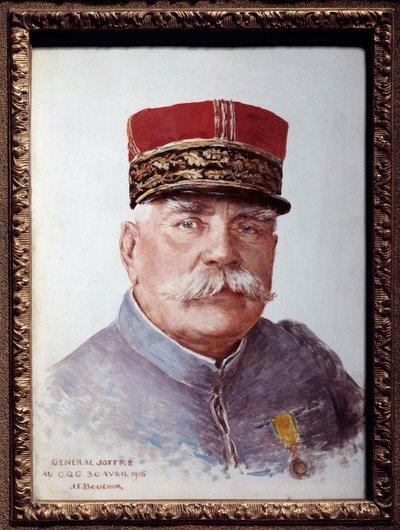 Portrait du Général Joffre (1852-1931), maréchal de France Peinture de Joseph Félix Bouchor (1853-1937). 1915. Paris, Musée Carnavalet - Joseph Felix Bouchor