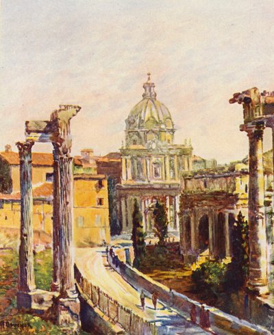 Rome: Le Forum vu du Capitole - Joseph Felix Bouchor