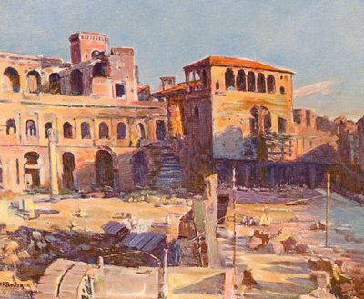 Rome : Le Marché de Trajan - Joseph Felix Bouchor
