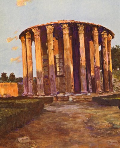 Rome : Le Temple de Vesta - Joseph Felix Bouchor