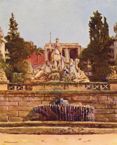 Rome : Piazza del Popolo - Joseph Felix Bouchor