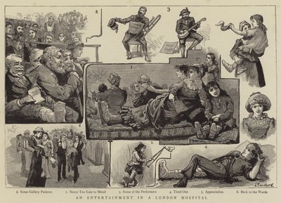 Un divertissement dans un hôpital de Londres - Joseph Finnemore