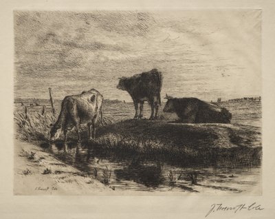 Les trois vaches - Joseph Foxcroft Cole