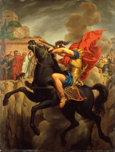 La mort de Marcus Curtius - Joseph Francois