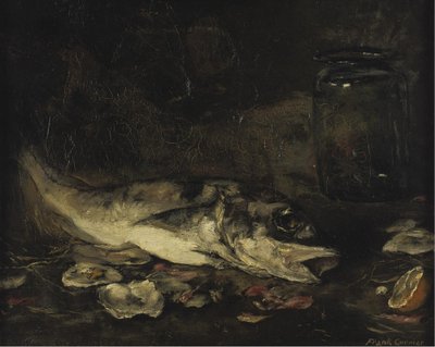Nature morte au poisson et aux oranges - Joseph Frank Currier