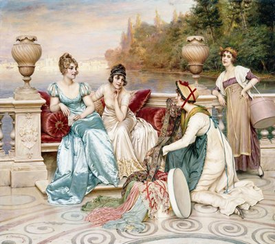 Une sélection de soie et de satin - Joseph Frederick Charles Soulacroix