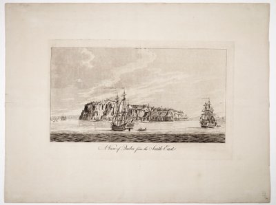 Vue de Québec depuis le sud-est, c.1781 - Joseph Frederick Wallet DesBarres