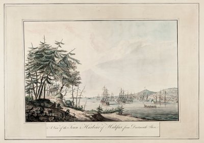 Vue de la ville et du port d