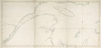 Carte du golfe et de la rivière Saint-Laurent, vers 1778 - Joseph Frederick Wallet DesBarres