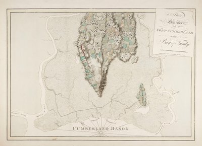 Les environs du Fort Cumberland dans la Baie de Fundy - Joseph Frederick Wallet DesBarres