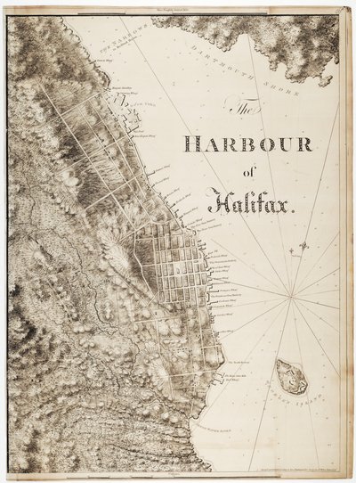 Le port de Halifax - Joseph Frederick Wallet DesBarres
