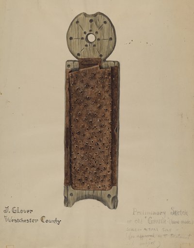 Râpe faite à la main - Joseph Glover