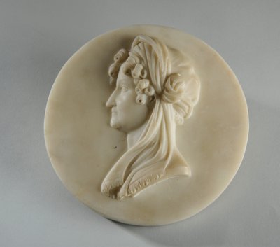 Portrait Médaillon de Mme Elizabeth Gott - Joseph Gott