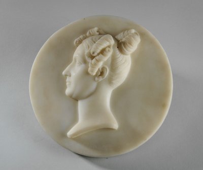 Portrait en médaillon de Mme Margaret Gott - Joseph Gott