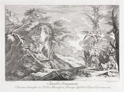 Le Rêve de Jacob - Joseph Goupy