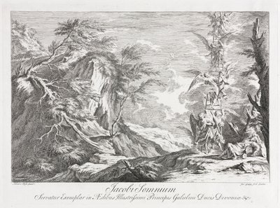 Le rêve de Jacob, c. 1720 - Joseph Goupy