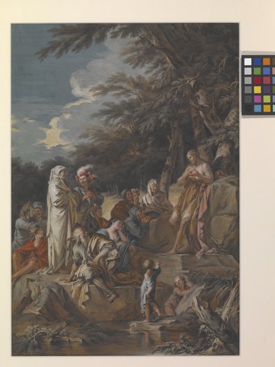 Saint Jean prêchant dans le désert - Joseph Goupy
