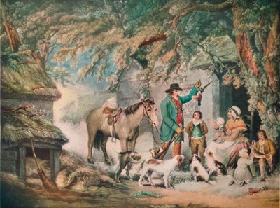 Soirée ou le retour du chasseur, 1795, 1919 - Joseph Grozer