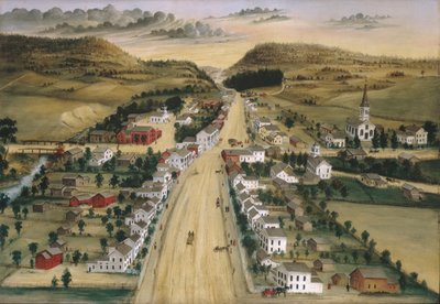 Vue de Poestenkill, New York, vers 1870 - Joseph H. Hidley