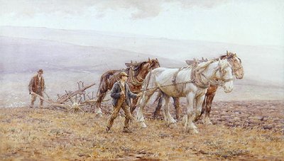 Labourer les Downs - Joseph Harold Swanwick