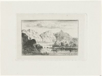 Paysage de montagne - Joseph Hartogensis