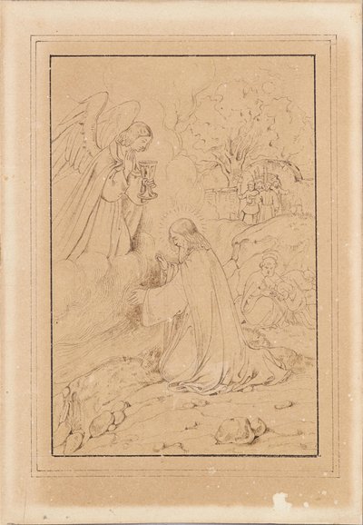 Le Christ au mont des Oliviers - Joseph Hasslwander