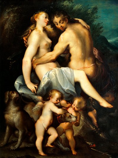Vénus et Adonis - Joseph Heintz