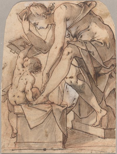 La toilette de Vénus - Joseph Heintz the Elder