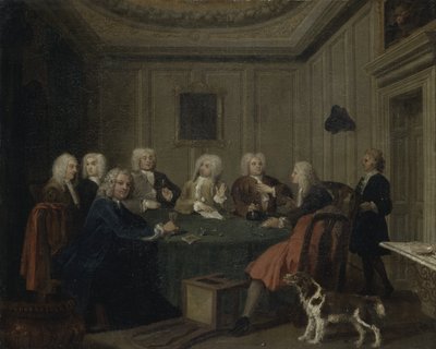 Un club de gentlemen, vers 1730 - Joseph Highmore