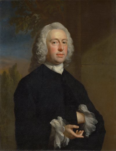 Un homme inconnu en noir - Joseph Highmore