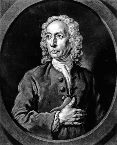 Anthony Sayer, gravé par John Faber Jr (mezzotinte) - Joseph Highmore