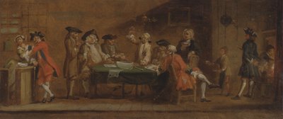 Figures dans une taverne ou un café, vers 1725 ou après 1750 - Joseph Highmore
